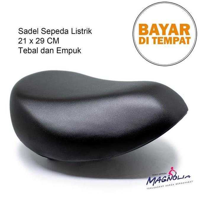 Promo Sadel Jok Sepeda Listrik Selis Lebar Empuk Diskon