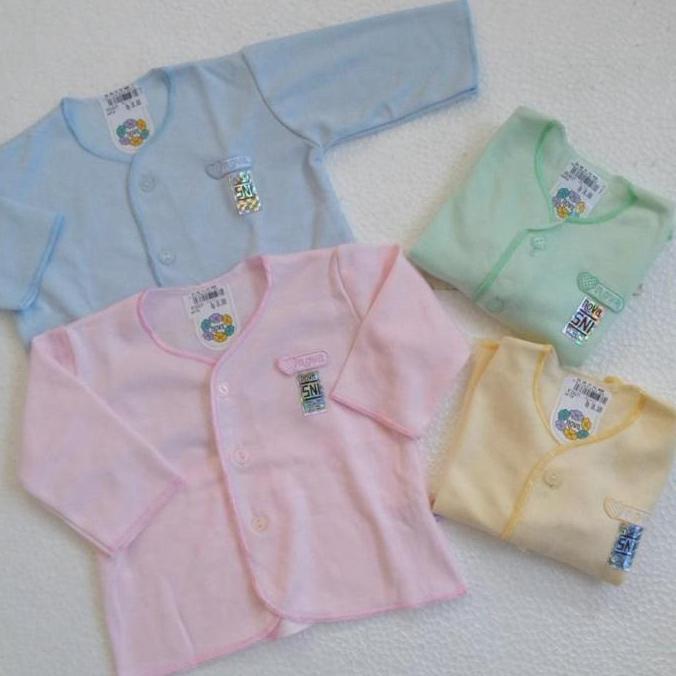 New NOVA Baju Tangan Panjang bayi Kancing depan 0-3 bulan (1pcs)