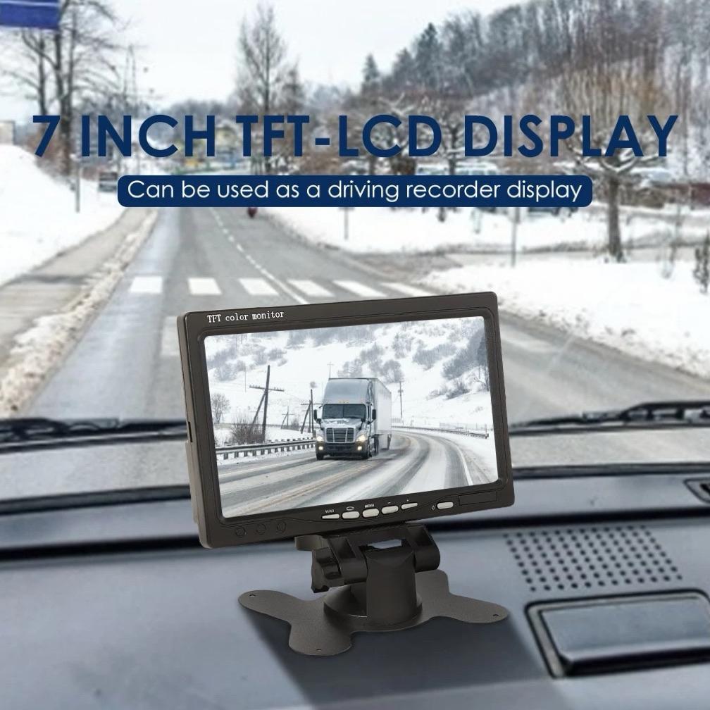 Yoelbaer Layar Monitor Mobil 7 Inch Car Digita Display TFT LCD