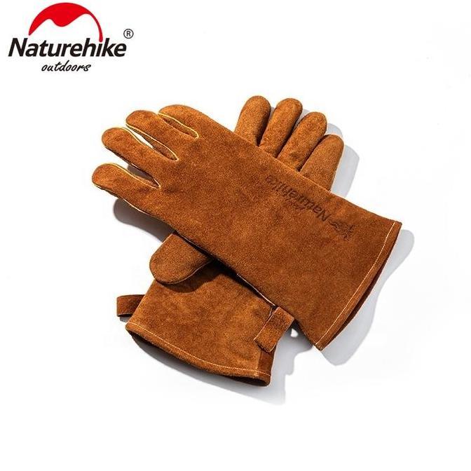 Sarung Tangan Safety Kulit Naturehike NH20FS042 Tahan Api Panas Glove