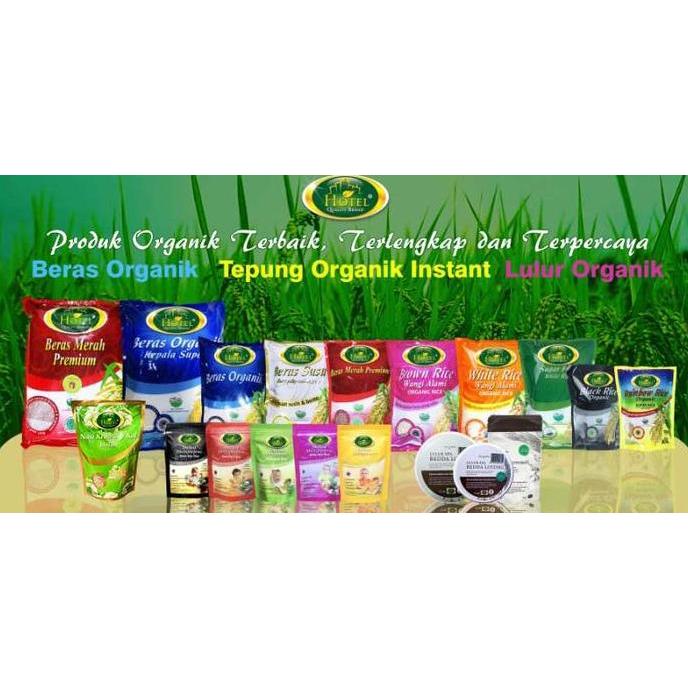 Beras Merah HOTEL 2kg - Beras Merah Organik HOTEL-HOTEL Beras Organik
