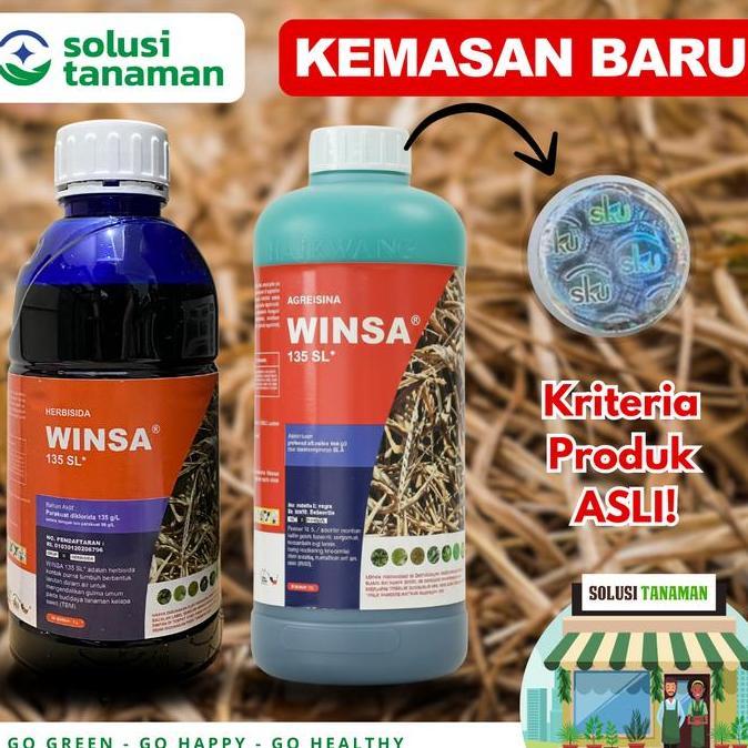 Herbisida WINSA 135 SL 1ltr PEMBASMI RUMPUT LIAR/GULMA Obat RUMPUT Tanaman