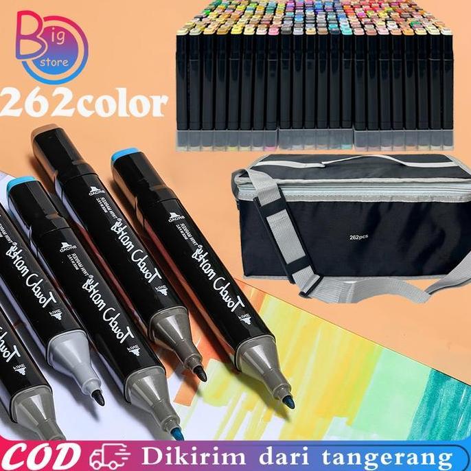 KOLANAME Isi 262 Spidol Warna Marker Spidol Dual Side Fine Art Marker Drawing Marker Twin Marker Spi