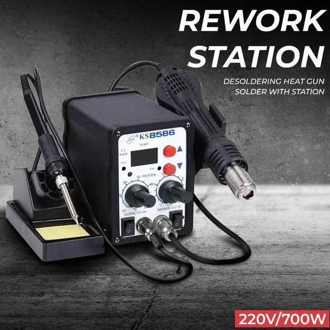 REDDAR Desoldering Heat Gun Solder dengan Station 220V/700W Watt Rendah Low