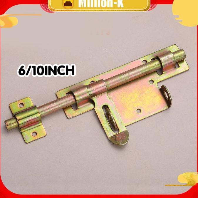 VIRYEOU Grendel Pagar Besi Gembok Slot Samping Pintu Slot Omni Sliding Pintu Garasi Gembok Pintu Ger