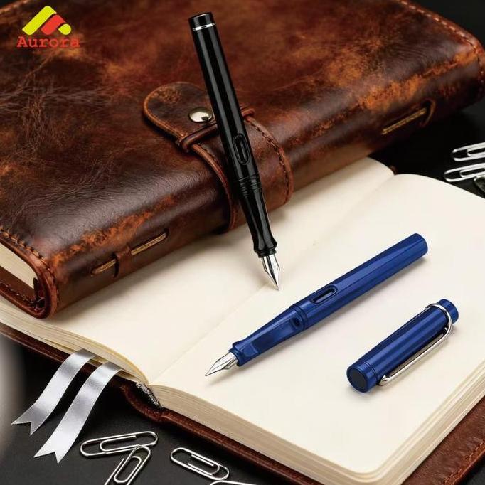 SASCALA Aueota Fountain Pen 0.38MM Tinta Hitam Biru Untuk Berlatih Kaligrafi Set Pena Kualitas Tingg