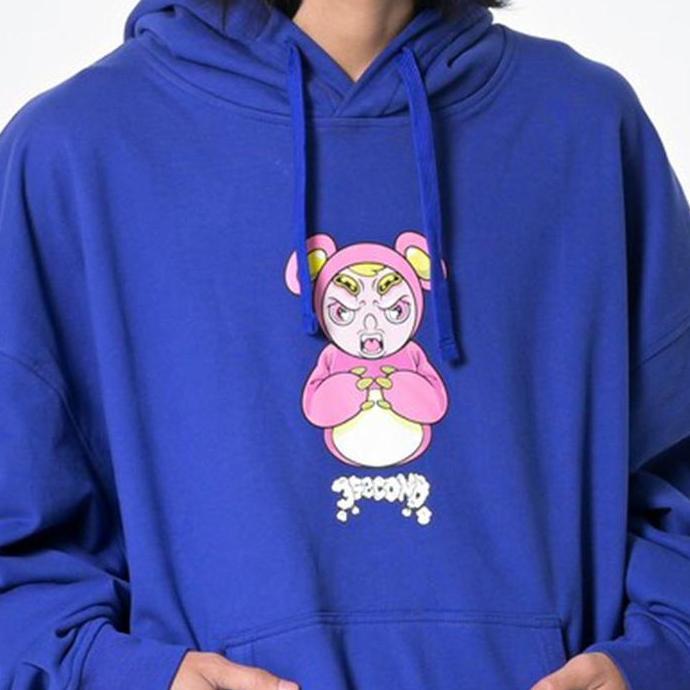 3Second x Muklay Oversize Hoodie 160323 Katun Fleece
