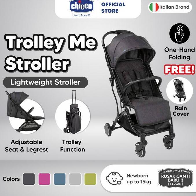 TrolleyMe Stroller / Stroller Bayi Lipat Travelling / Stroller Anak / Stroller Ringan