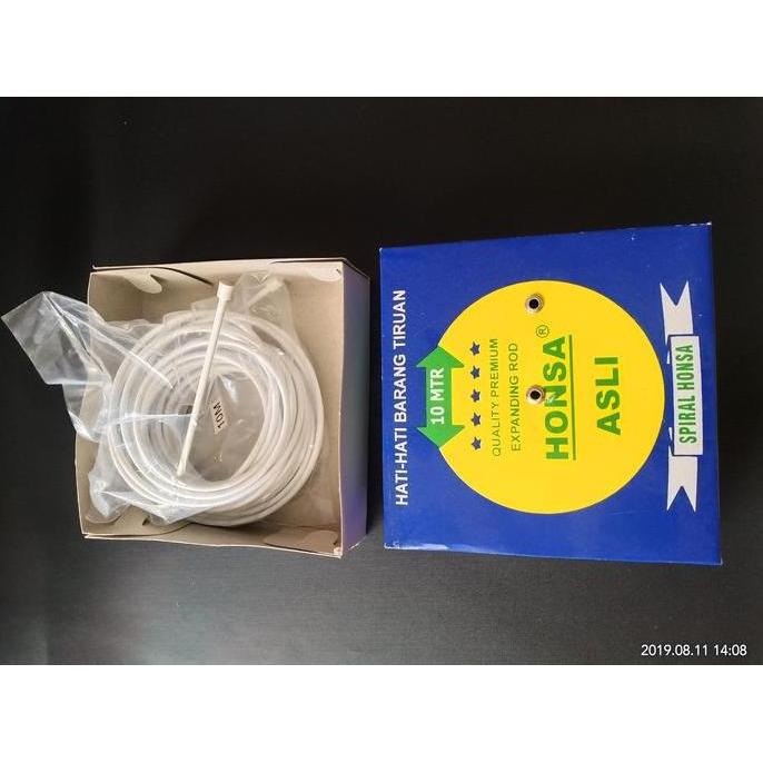 Honsa Kawat Spiral Tali Gorden Tirai Gorden 1 Box 10 Meter Dan 15 Meter