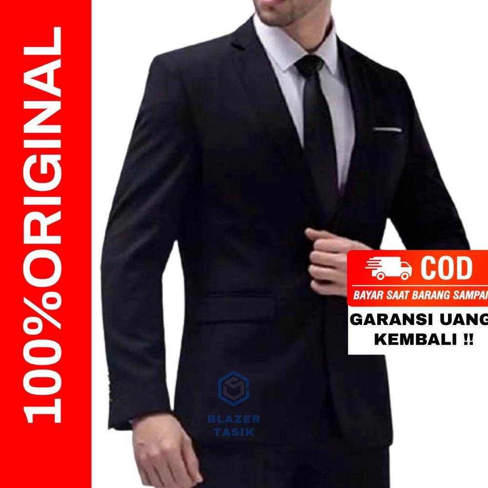 Original Jas Formal Pria/Jas Nikah/Jas Wisuda/Jas Hitam Pria/Jas Pria