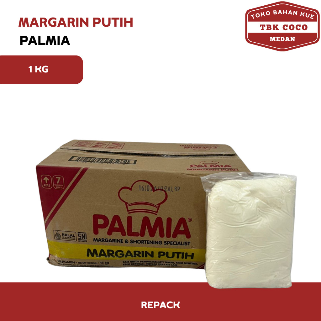 PALMIA Margarin Putih / Palmia Putih Repack 1 kg