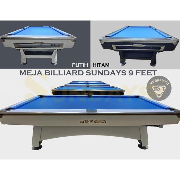 Meja Billiard 9 Feet Import Sundays - meja bilyar billiard pool table Murah