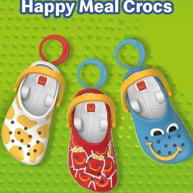 Crocs Mcdonald happy meal key chain 2024