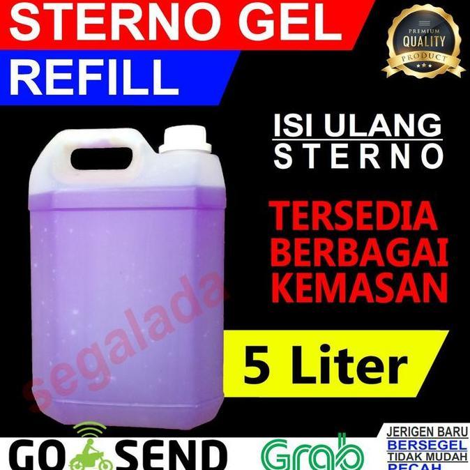 (Ready) Spirtus Gel Refill 5L Jelly Isi Ulang Kompor Spirtus Gel Jerigen