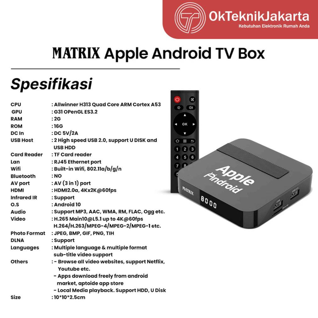 BEST DEALS MATRIX Apple Android TV Box / Android TV / APPLE ANDROID 2025 / TV BOX ANDROID