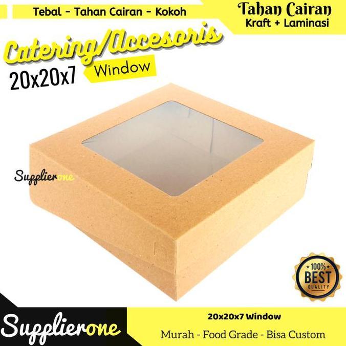 Dus Catering Isi 25 / Box Nasi / Box Nasi / Dus Souvenir ukuran 20x20x7