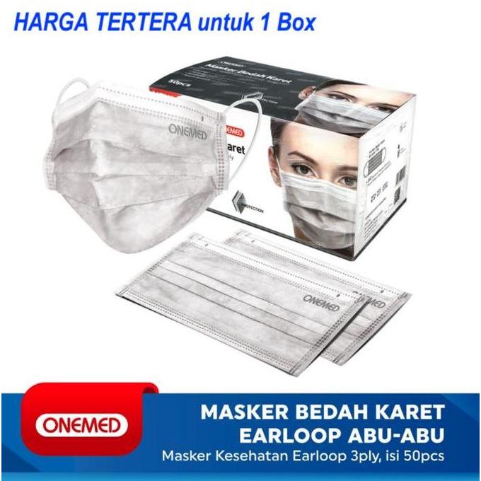 Masker Medis Karet Putih Onemed Box Masker Medis Putih