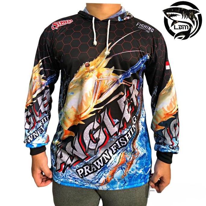 Baju Udang Lengan Panjang Jersey Udangg Galah Kaos Mancing Uniseks Allshop