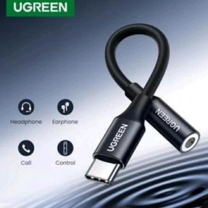Ugreen Converter Type C To Jack Earphone 3,5Mm Audio Adapter Untuk Huawei Xiaomi Sony Accessories He