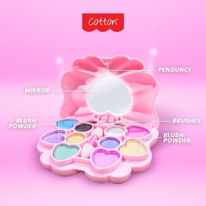MAKE UP DIVA COTTON Make Up Mainan Anak Perempuan Putri Untuk Wajah