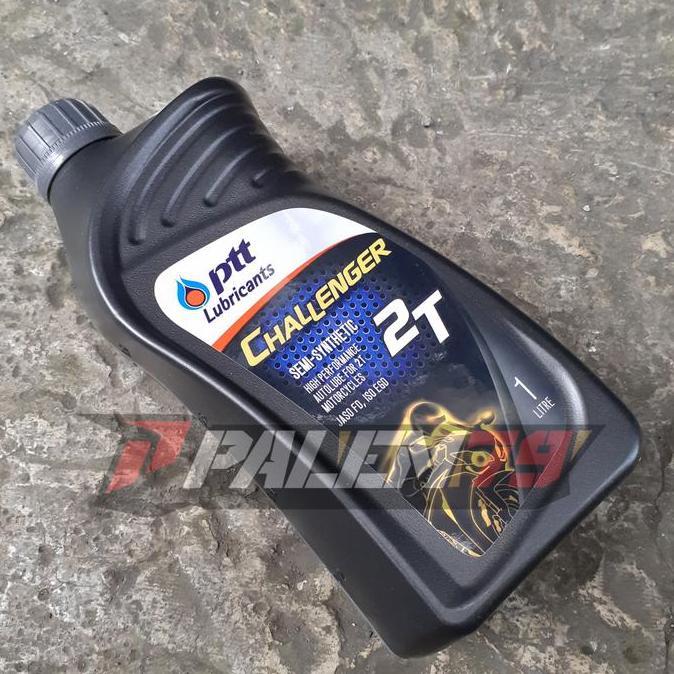 Ready Oli Samping 2Tak PTT Lubricants Challenger 1Liter 2 Tak Oil Ninja TS murah