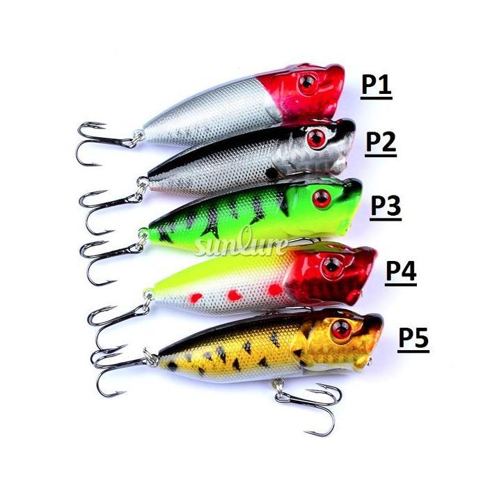 Popper Lure Popper Fisihing Umpan Ikan Popper SunLure 7.3cm/11g Minnow