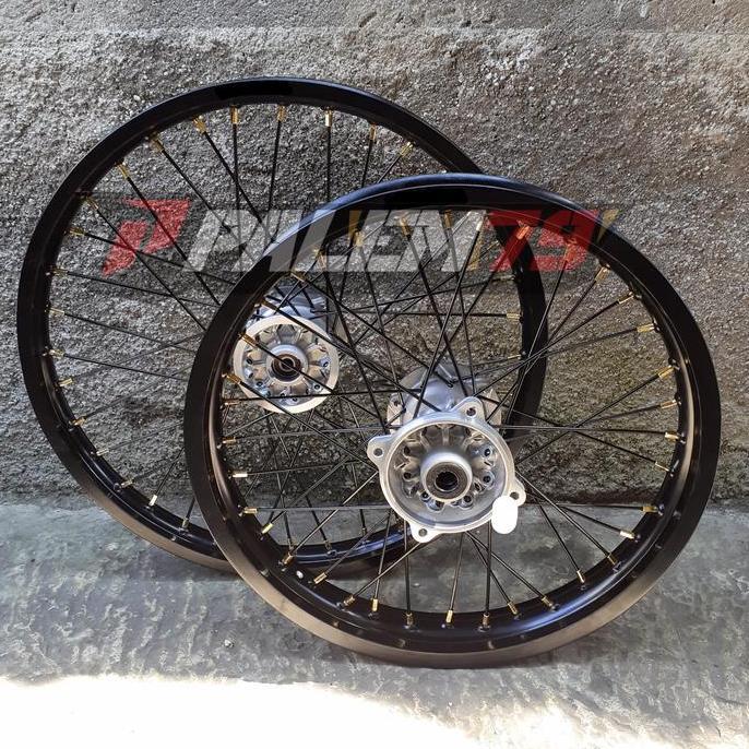 Ready Velgset KLX 150 S L BF Dtracker Velg 21 18 Trail Velk Cross TK Racing murah