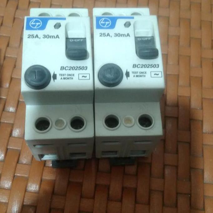 TERMURAH - ELCB RCCB ANTI KONTAK 25A 1PHASE 30mA LT BC202503.