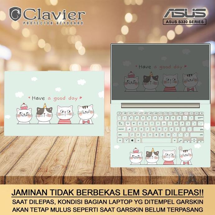 BEBAS ONGKIR - Cover Garskin Laptop Asus VivoBook S13 S330 S330F S330FA S330U S330UA