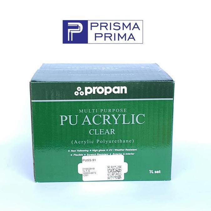 Cat Anti Gores Propan PU PUL-91 Top Coat Clear Dof Semi Gloss Sanding Sealer