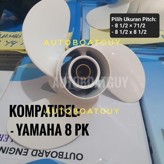 Propeller / Baling / Kipas Mesin Tempel Yamaha 6 - 8 -9.9 PK / HP