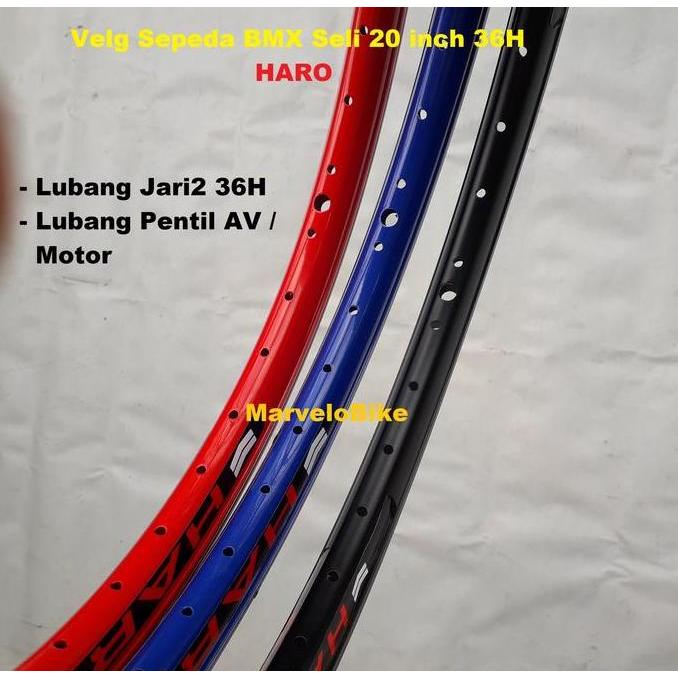 Rims Velg Sepeda Lipat BMX 20 inch 36 Hole Merk HARO