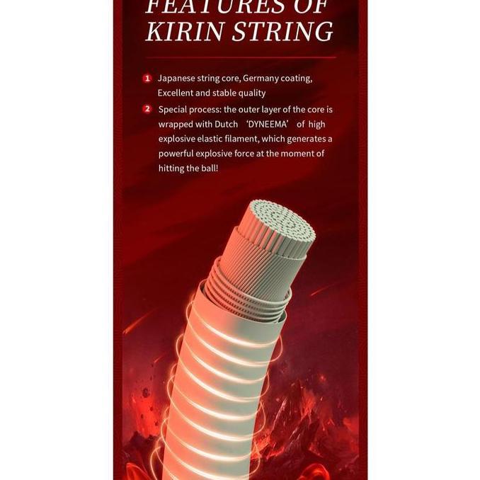 Vs Venson Badminton String Vs Kirin / Senar Bulutangkis Qilin Vse