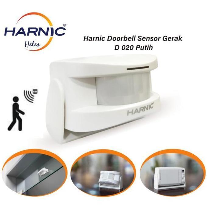 Murah Harnic Bell Sensor Gerak & Alarm Heles 020 Alat Baterai Dengan 13 Nada & 16 Bunyi Alarm 10M Ja