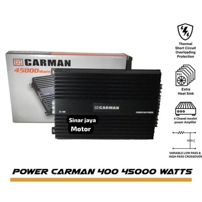 Power Amplifier Mobil Carman CA-400 8000watt 4 Channel
