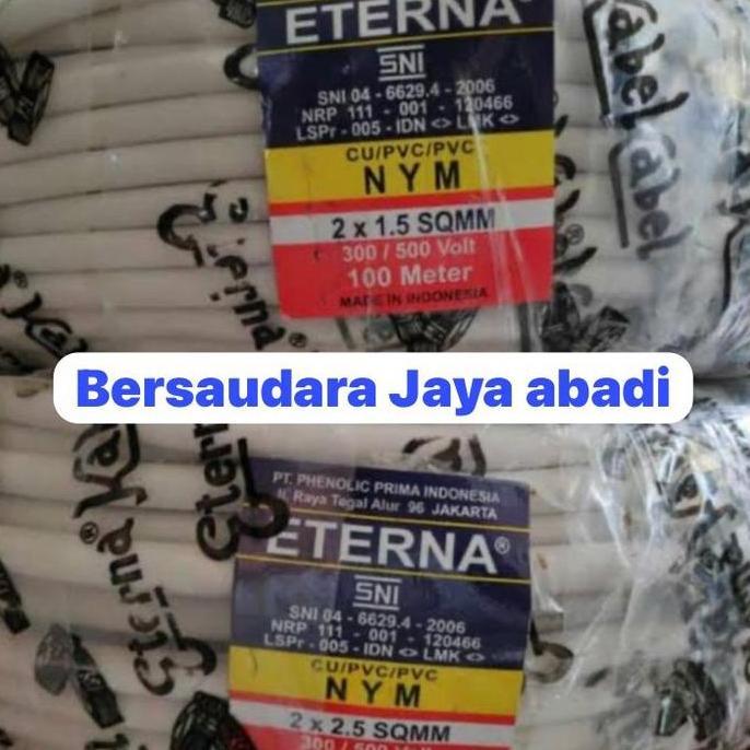 Grosir Kabel Nym 2X2.5 50M Eterna / Nym 2X2,5 50Meter Eterna