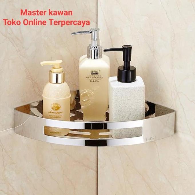 Rak sudut Stainless /Rak Serbaguna Minimalis
