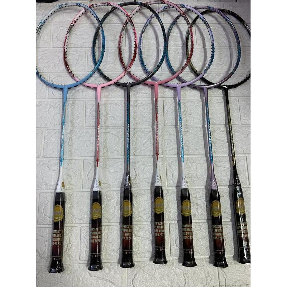 NEW Raket Badminton Apacs NEW FEATHER WEIGHT 55/ FEATHER WT 55 hanya 58grm