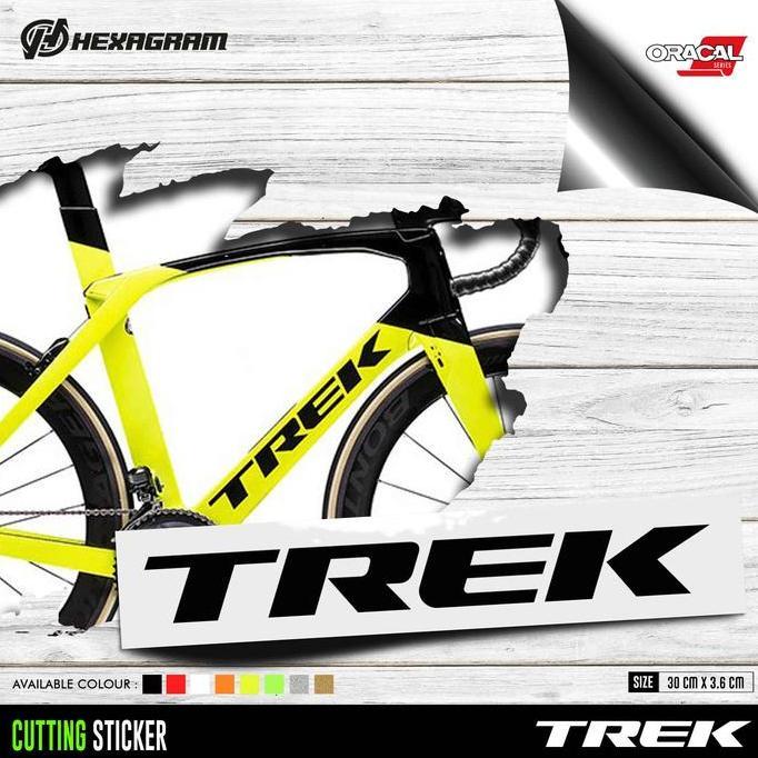 TERLARIS CUTTING STICKER SEPEDA TREK | STIKER SEPEDA | TREK