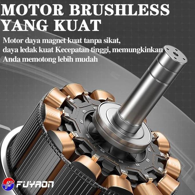 Murah Gerinda Baterai Brushless 24V Mesin Gerinda Cordless Angle Grinder Tangan Multifungsi Untuk Po