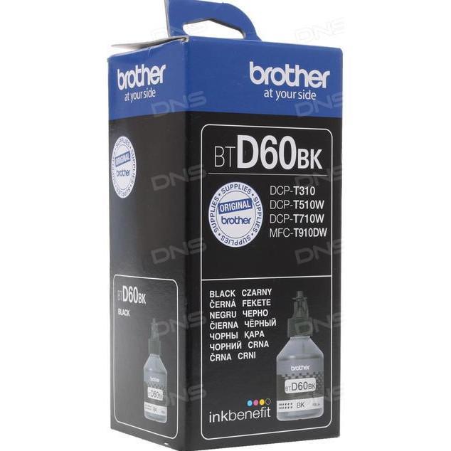 Tinta Brother T310 BTD60BK BT D60 Black untuk printer brother T310/T510W/T710W/T810W/T910W Printer