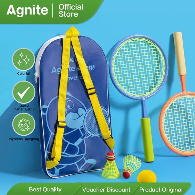 devapradaba_0 - agnite raket bulutangkis anak / children badminton racket raket bulu tangkis mini ma