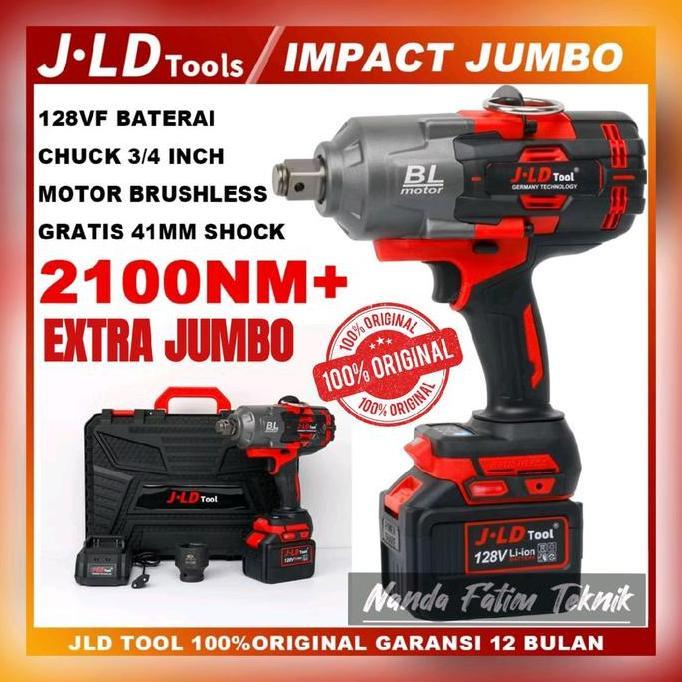 Grosir Jld Impact Wrench X-Tra Super Jumbo 3/4Inch 2100 Nm Brushless Impact Pembuka Baut Jld Impact 
