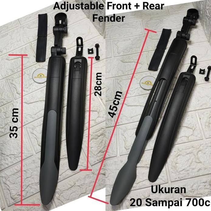 Fender Mudguard Slebor Sepeda MTB Federal Fixie Made In TAIWAN Mud Guard Adjustable
