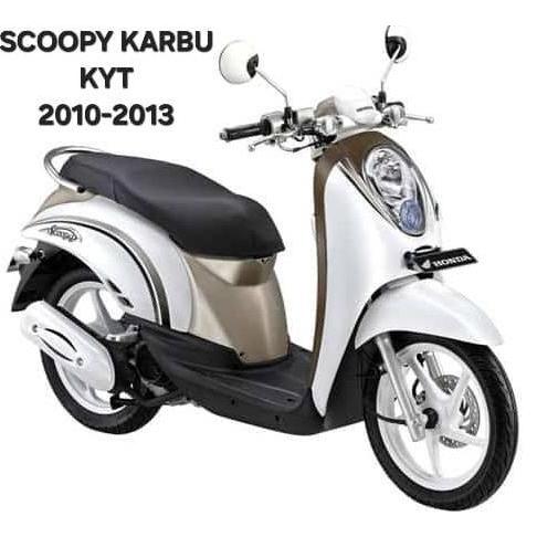 18318-KYT-900 : COVER KNALPOT PUTIH SCOOPY KARBU / PROTECTOR A MUFFLER PUTIH SCOOPY KARBU ORIGINAL A