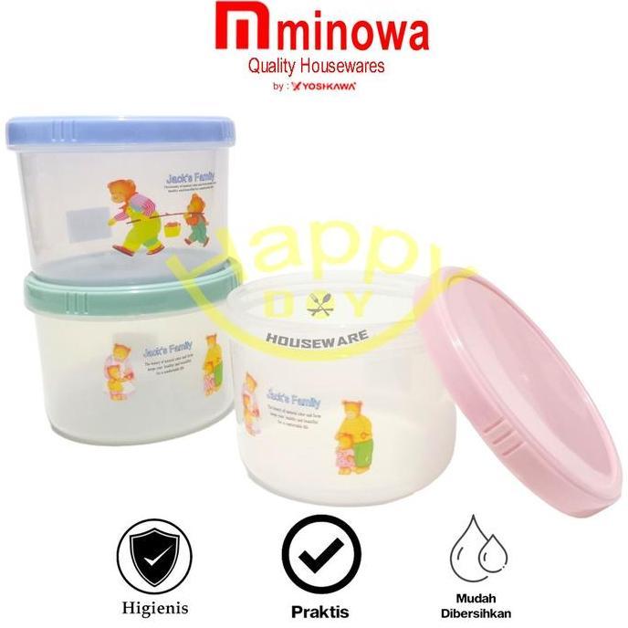YOSHIKAWA TOPLES SERBAGUNA TRANSPARANT BULAT TUTUP PUTAR 725ML TX-05