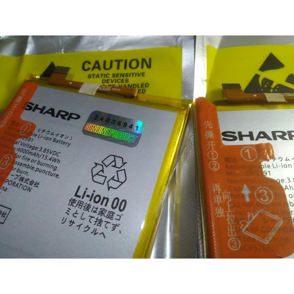 Sharp He391 Original 100% Genuine Batu Batre Battery Baterai Sharp Aquos Sense 4+ Plus Sense 3+ Plus