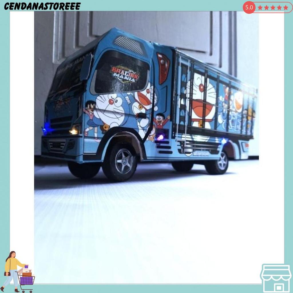 Miniatur Truk Oleng Kayu Full Lampu Kelip Harga Murah Dijamin Bagus