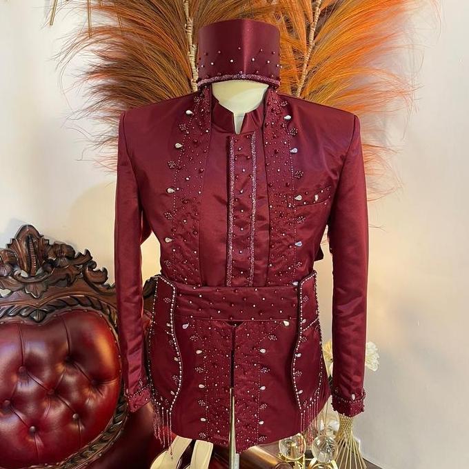 NEW BESKAP PENGANTIN SUNDA | BESKAP PENGANTIN PRIA DEWASA  MOTIF | BASOFI PENGANTIN MODERN ORI