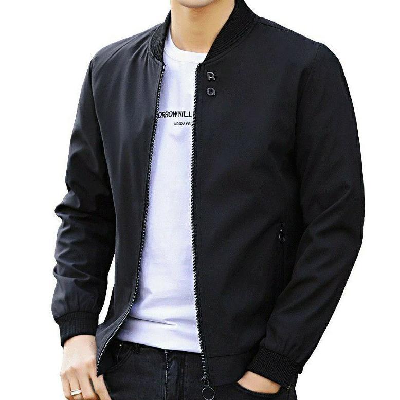 ORIGINAL JAKET BOMBER_POLYESTER JAKET PARASUT PRIA WANITA [ BIG SIZE M - XXXL ]